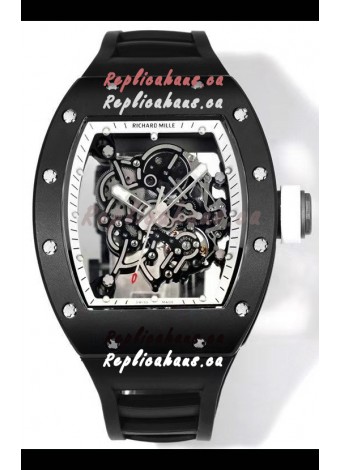 Richard Mille Super Clone RM055 Ceramic Casing with Genuine Tourbillon Watch 