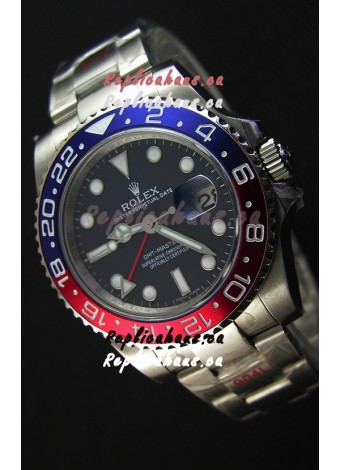 Rolex GMT Masters II 116719BLRO Pepsi Bezel Cal.3186 Movement Swiss Replica - Ultimate 904L Steel Watch