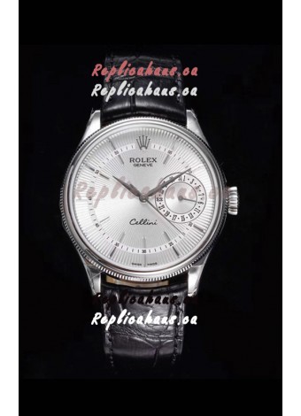 Rolex Cellini Date Ref#50519 Replica 1:1 Mirror 904L Steel Watch White Dial