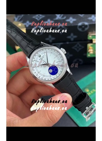 Rolex Cellini Moonphase 904L Stainless Steel REF# 50535 Swiss Replica Watch