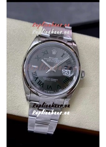 Rolex Datejust "Wimbledon" Cal.3235 Movement Swiss Watch - Ultimate 904L Steel 36MM