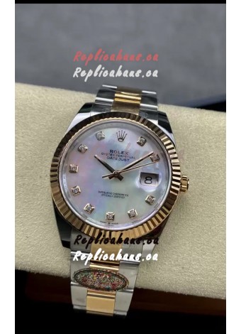 Rolex Datejust 126331 41MM ETA 3235 Swiss 1:1 Mirror Replica Watch in Rose Gold 904L Steel
