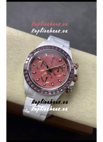 Rolex Daytona AET Remould Dark Green Dial Full Ceramic Strap Watch in Cal.4130 Movement