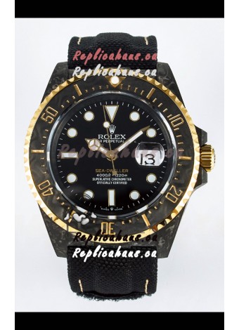 Rolex GMT Masters II Super Clone DiW Edition Swiss Replica Lightweight Carbon Casing Watch 