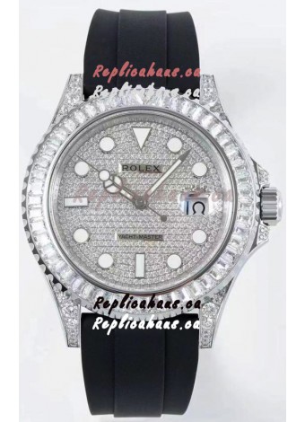 Rolex Yachtmaster 226679TBR White Gold 42MM Cal.3135 Swiss 1:1 Ultimate 904L Steel Watch