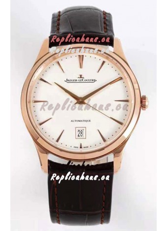 Jaeger LeCoultre Master Ultra Thin Rose Gold Swiss 1:1 Mirror Replica Watch