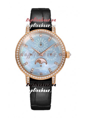 Vacheron Constantin Traditionelle Perpetual Calendar Ultra-Thin Rose Gold Swiss Replica 