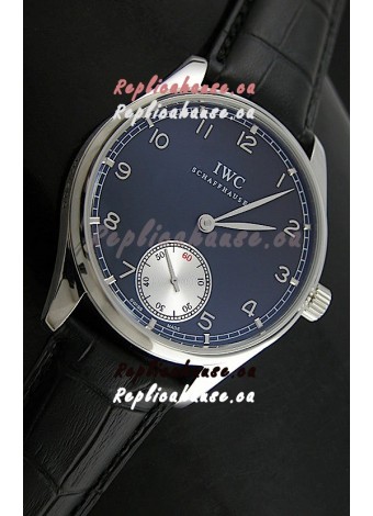 IWC Schaffhausen Japanese Replica Watch in Black Dial