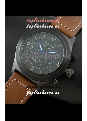Radiomir Panerai Mare Nostrum Japanese PVD Automatic Watch