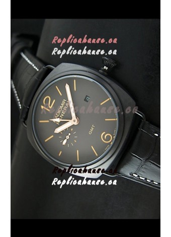 Panerai Radiomir GMT Japanese Replica Watch in PVD Case