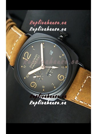 Panerai Radiomir PAM497 10 Days Japanese Replica Watch in PVD Case