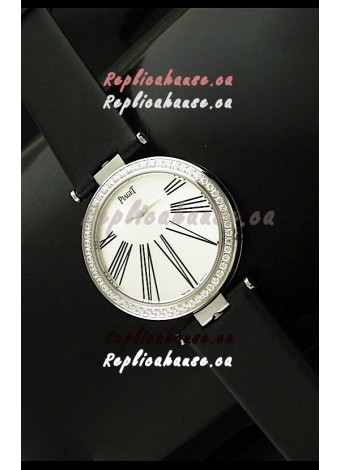 Piaget Altiplano Duo Dual Swiss Ladies Watch with Diamonds Bezel
