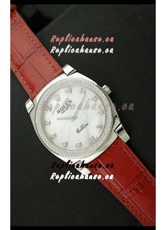 Rolex Cellini Japanese Replica Watch in Diamond Hour Markers