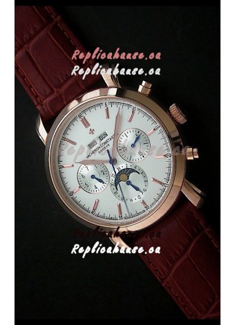 Vacheron Constantin Perpetual Calendar Japanese Watch in Rose Gold