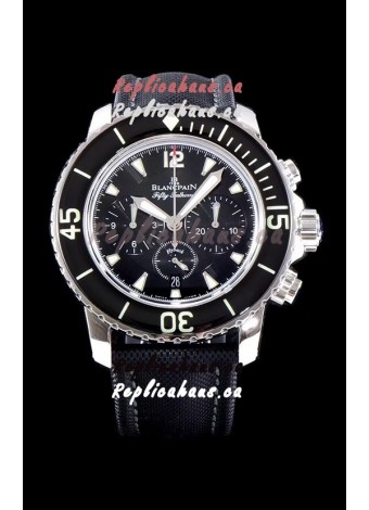 Blancpain Blancpain Fifty Fathoms Chronograph Flyback Black 1:1 Mirror Replica Watch