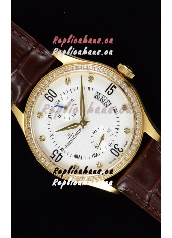 Jaeger LeCoultre Master Control Yellow Gold Swiss Replica Watch 