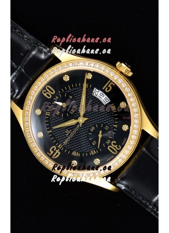 Jaeger LeCoultre Master Control Yellow Gold Swiss Replica Watch 