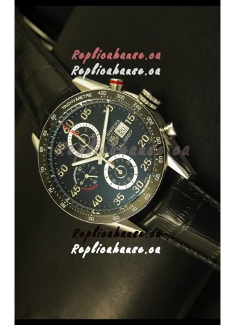 Tag Heuer Carrera Calibre 1887 Black Dial Watch - 1:1 Mirror Replica 