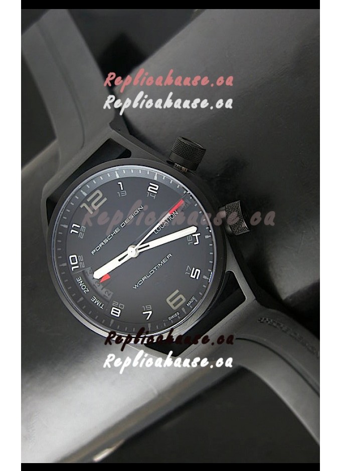 Porsche Design P6750 WorldTimer DLC Swiss Replica Watch Shipping From Canada for just 549 USD