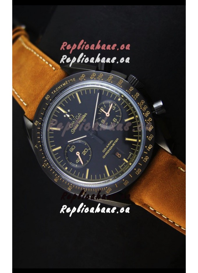 Omega speedmaster dark side of the moon vintage black clearance
