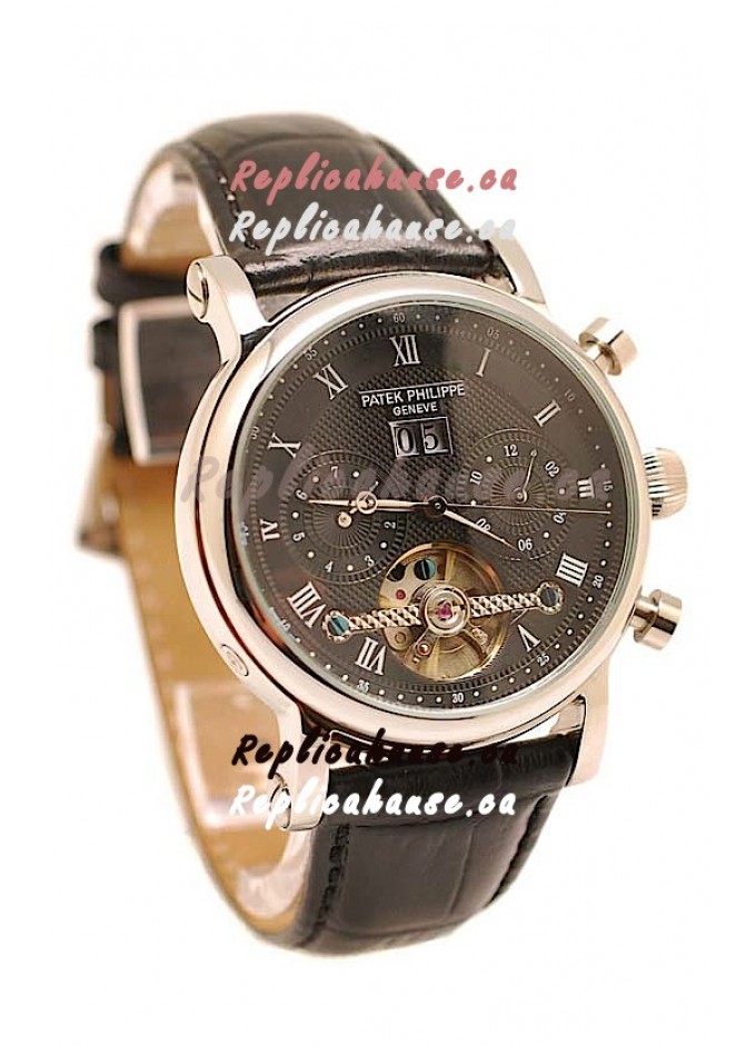 Patek Philippe Grand Complications Tourbillon Watch in Black Dial Shipping From Canada for just 199 USD