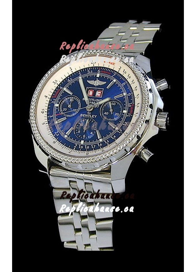 Breitling Bentley 6.75 in Swiss Replica Watch in Blue Dial Shipping From Canada for just 549 USD