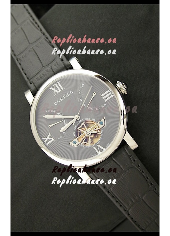 Cartier Calibre de Swiss Tourbillon Grey Watch Shipping From Canada for just 299 USD