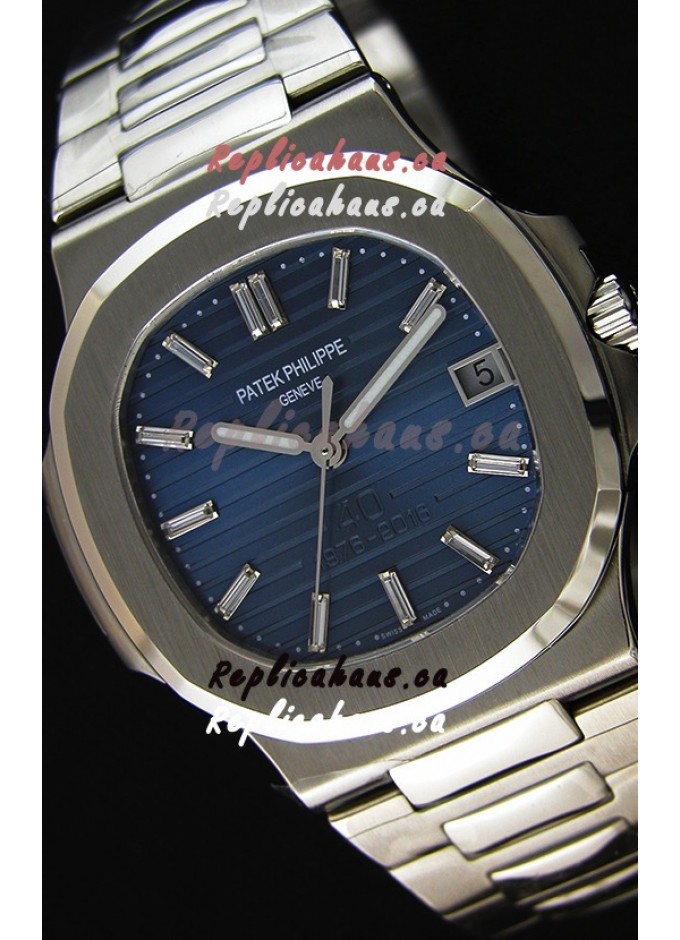 Patek philippe nautilus 40th anniversary replica best sale