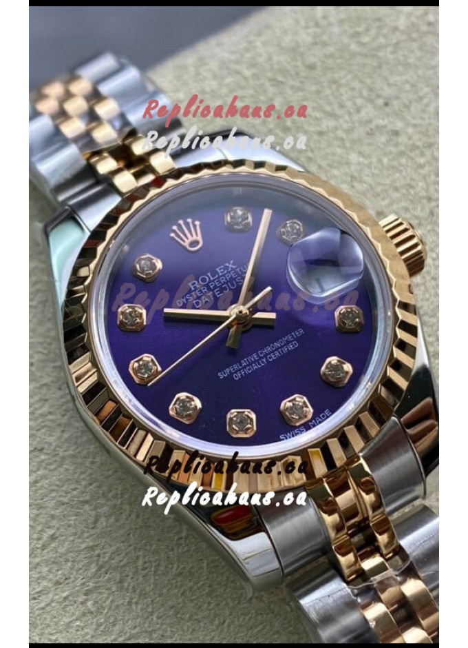 Rolex purple datejust hot sale