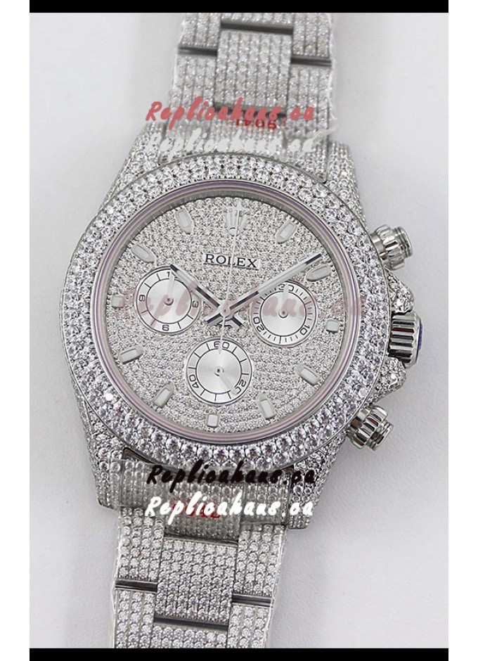 Iced out rolex daytona clearance