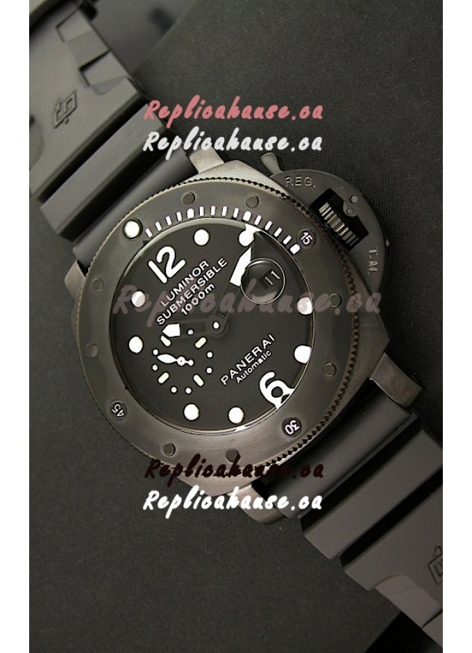 Panerai Luminor Submersible 1000M Japanese Automatic Watch in PVD Coating Shipping From Canada for just 249 USD