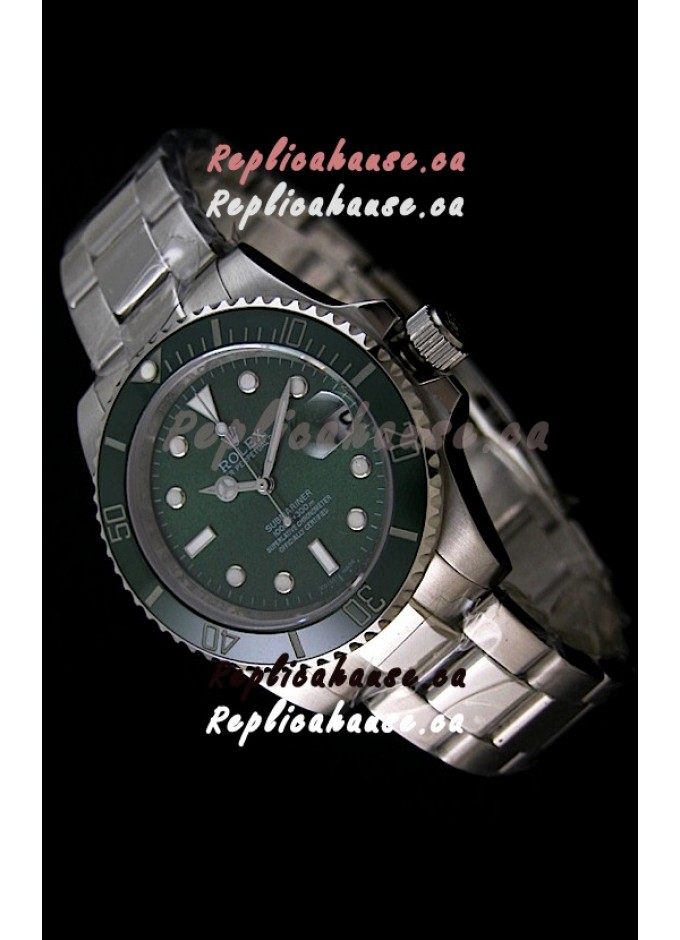Rolex submariner gold green best sale