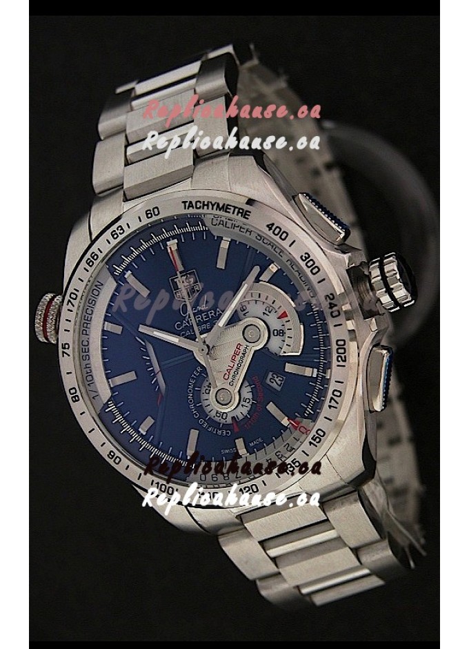 Tag Heuer Grand Carrera Calibre 36 Swiss Chronograph Watch in Blue Dial Shipping From Canada for just 549 USD