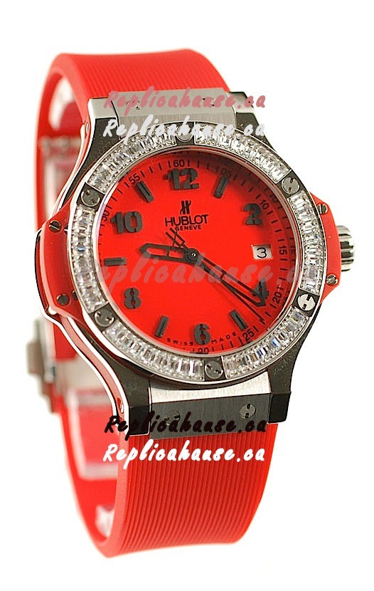 Hublot Big Bang Baguette Shaped Diamonds Bezel Shipping From Canada for just 429 USD