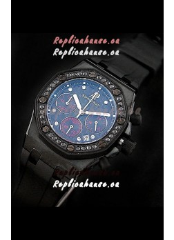 Audemars Piguet Royal Oak Offshore Lady Alinghi Swiss Watch in Blue Dial