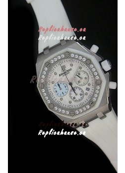 Audemars Piguet Royal Oak Offshore Lady Alinghi Swiss Watch in White Dial