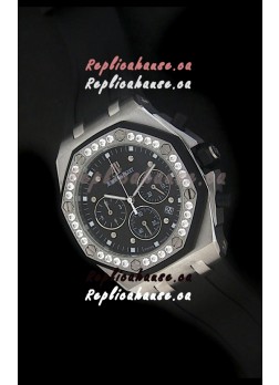 Audemars Piguet Royal Oak Offshore Lady Alinghi Swiss Watch in Black Dial