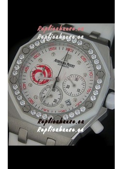 Audemars Piguet Royal Oak Offshore Lady Alinghi Swiss Watch in White Dial