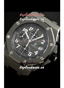 Audemars Piguet Chronopassion Titanium Swiss Watch - Secs hands at 12 O'Clock