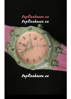 Audemars Piguet Royal Oak Ladies Watch in Pink 