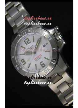 Ball Hydrocarbon Spacemaster Automatic Replica Watch in White Dial - Original Citizen Movement 