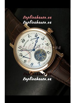 Breguet Retrograde Day/Date Japanese Automatic Watch with Tourbillon