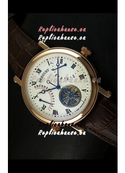 Breguet Retrograde Day/Date Japanese Automatic Watch with Tourbillon