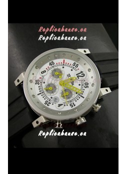 B.R.M.0011G6 Japanese Replica Quartz Watch in White Dial