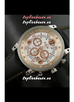 B.R.M.0011G6 Japanese Replica Quartz Watch in Black&Rose Gold Dial