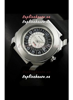 Bvlgari Gerald Genta Swiss Replica Watch in Black&White Dial