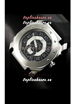 Bvlgari Gerald Genta Swiss Replica Watch in Black Dial