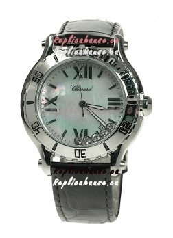 Chopard Happy Sport Ladies Japanese Watch in White Pearl Dial