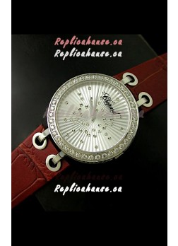 Chopard Xtravaganza Ladies Japanese Replica Watch in Silver Dial