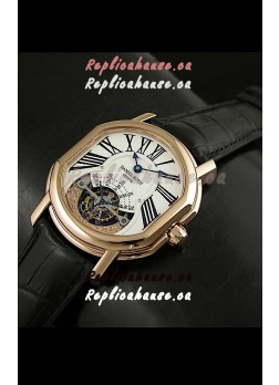Daniel Roth Classic Tourbillon Swiss Watch in Rose Gold Case